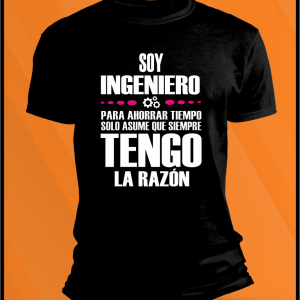 Camiseta INGENIERO
