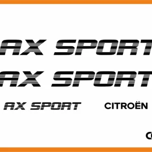 Kit pegatinas CITROEN AX SPORT