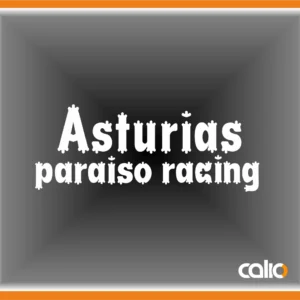 Pegatina vinilo Asturias paraiso racing