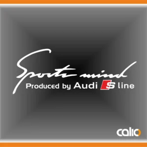 Pegatina vinilo Sport mind Audi Sline