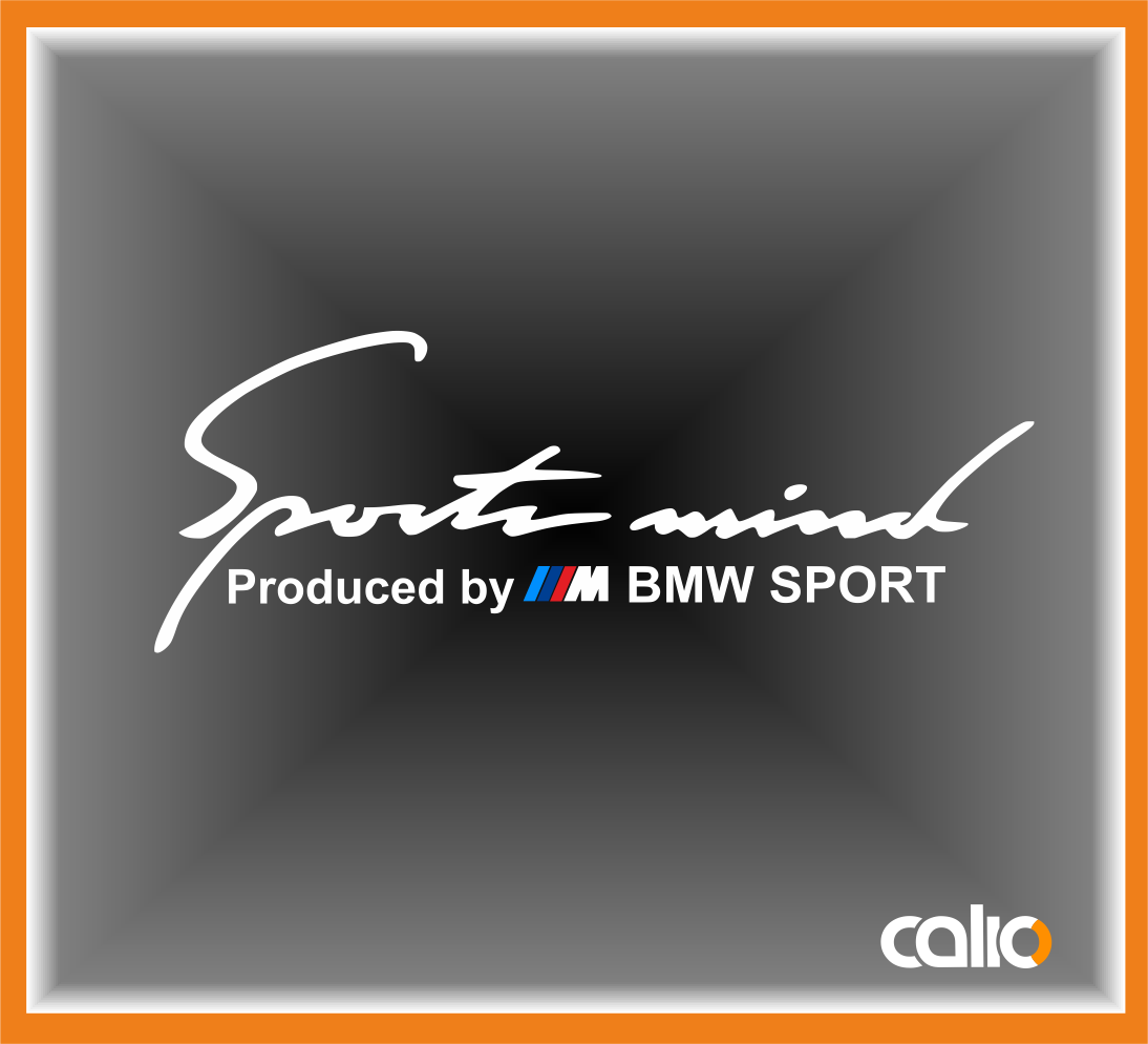 Pegatina vinilo Sport mind BMW - Imagen 1
