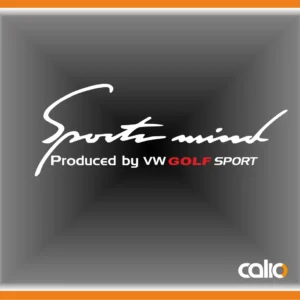 Pegatina vinilo Sport mind Golf
