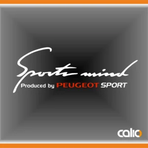 Pegatina vinilo Sport mind Peugeot