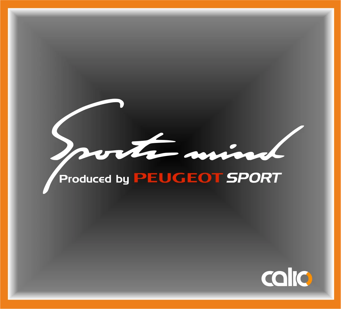 Pegatina vinilo Sport mind Peugeot - Imagen 1