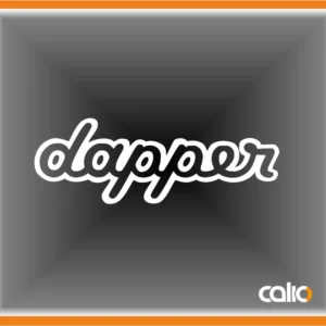 Pegatina vinilo Dapper