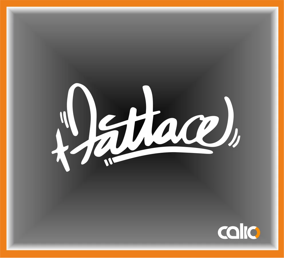 Pegatina vinilo Fatlace - Imagen 1
