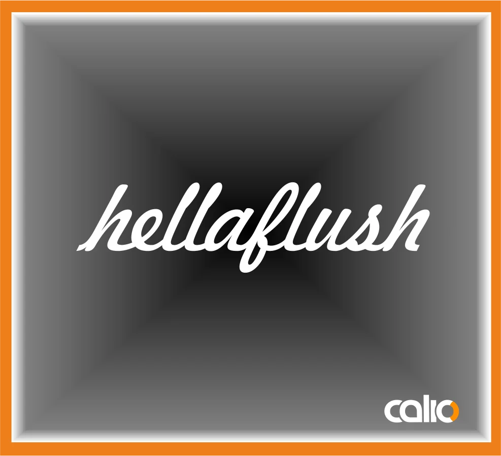 Pegatina vinilo Hellaflush - Imagen 1