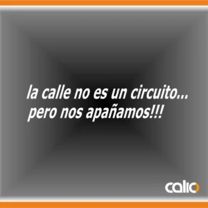 Pegatina vinilo La calle no es...