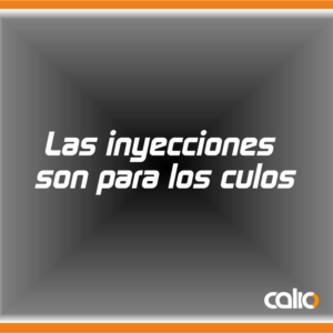 Pegatina vinilo Las inyeciones...