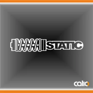 Pegatina vinilo Static