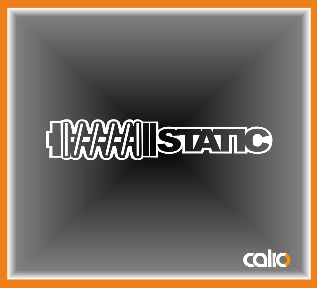 Pegatina vinilo Static - Imagen 1