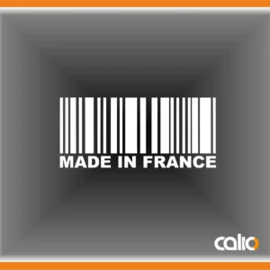 Pegatina vinilo Made in france