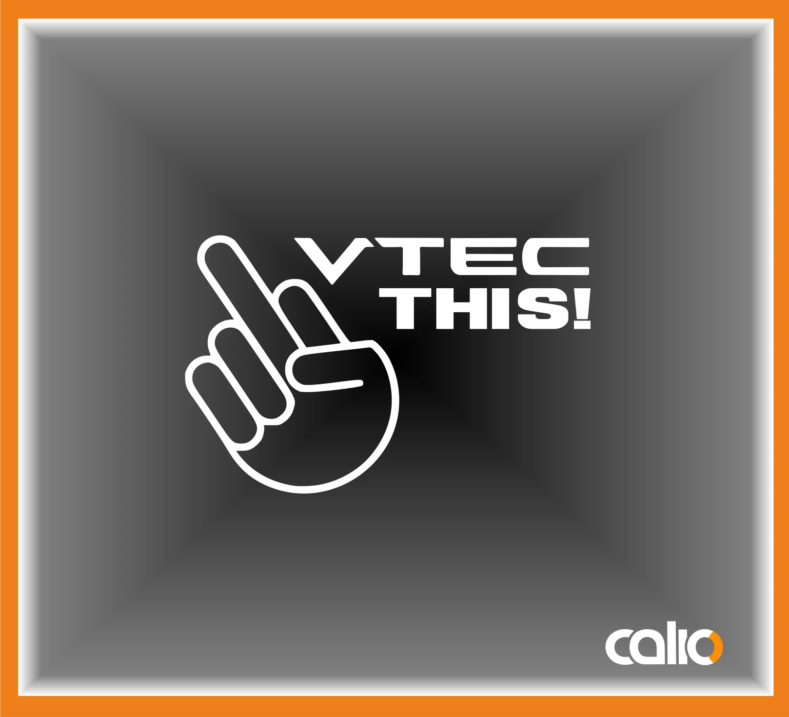 Pegatina vinilo Mano vtec - Imagen 1
