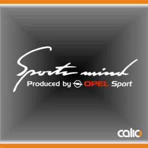 Pegatina vinilo Sport mind Opel