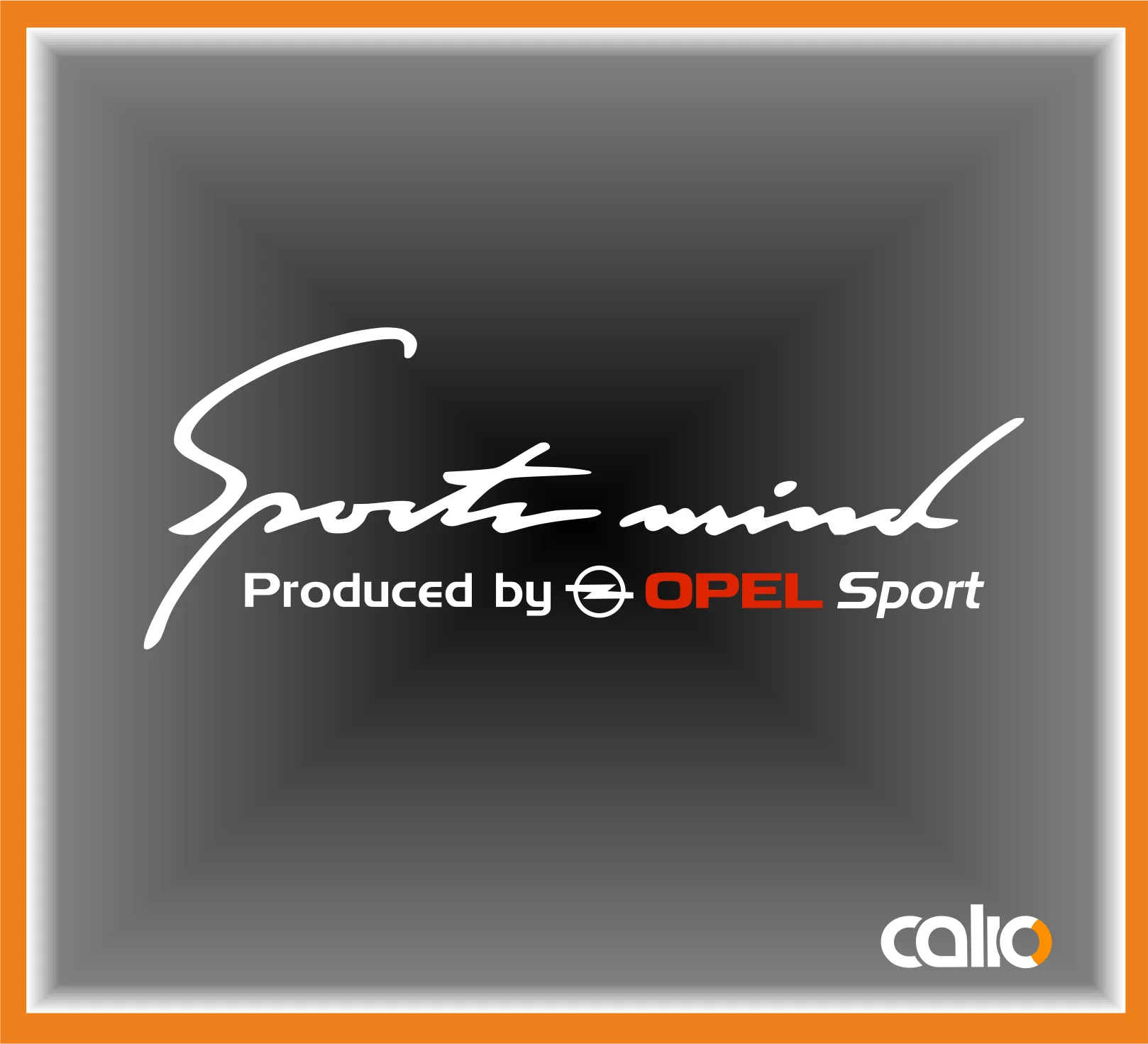 Pegatina vinilo Sport mind Opel - Imagen 1