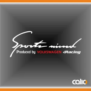 Pegatina vinilo Sport mind Volkswagen