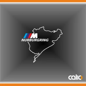 Pegatina vinilo Nurburgring BMW M