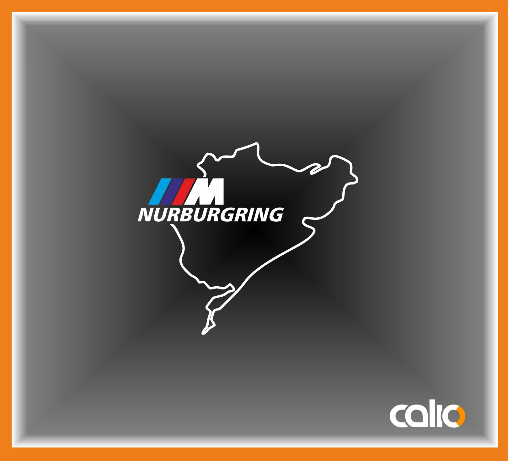 Pegatina vinilo Nurburgring BMW M - Imagen 1