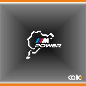 Pegatina vinilo Nurburgring Bmw MPower