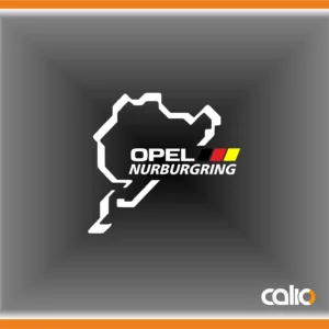 Pegatina vinilo Nurburgring Opel