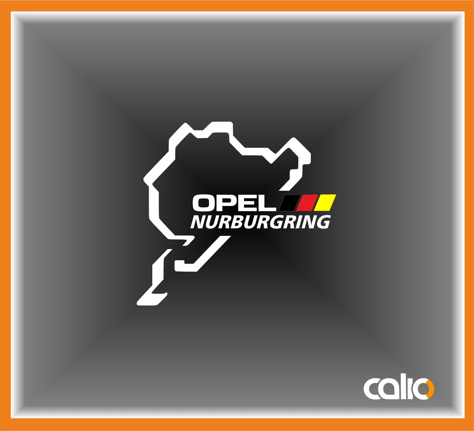 Pegatina vinilo Nurburgring Opel - Imagen 1