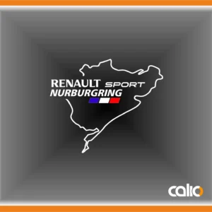 Pegatina vinilo Nurburgring Renault