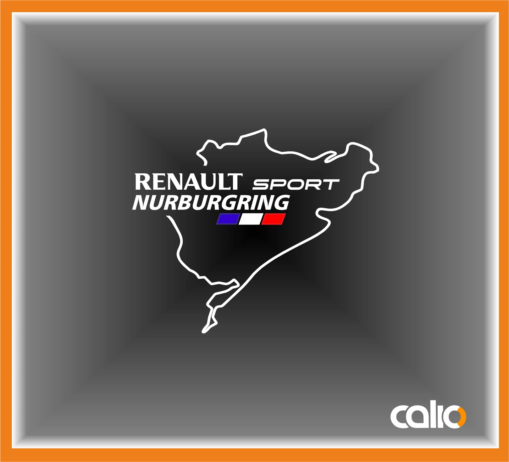 Pegatina vinilo Nurburgring Renault - Imagen 1