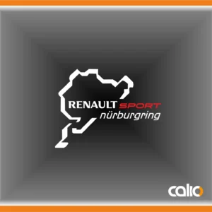 Pegatina vinilo Nurburgring Renault