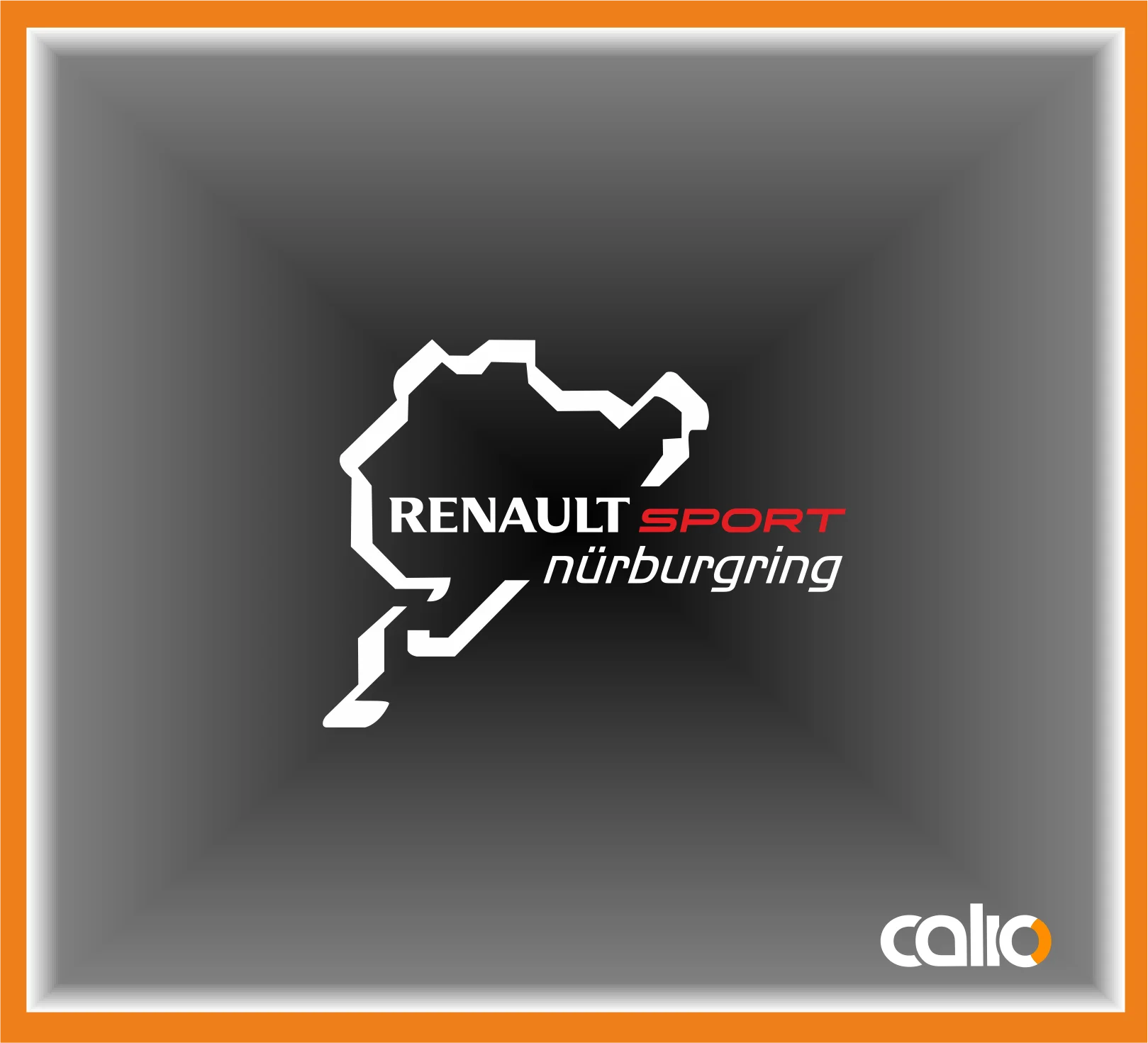 Pegatina vinilo Nurburgring Renault - Imagen 1