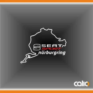 Pegatina vinilo Nurburgring Seat