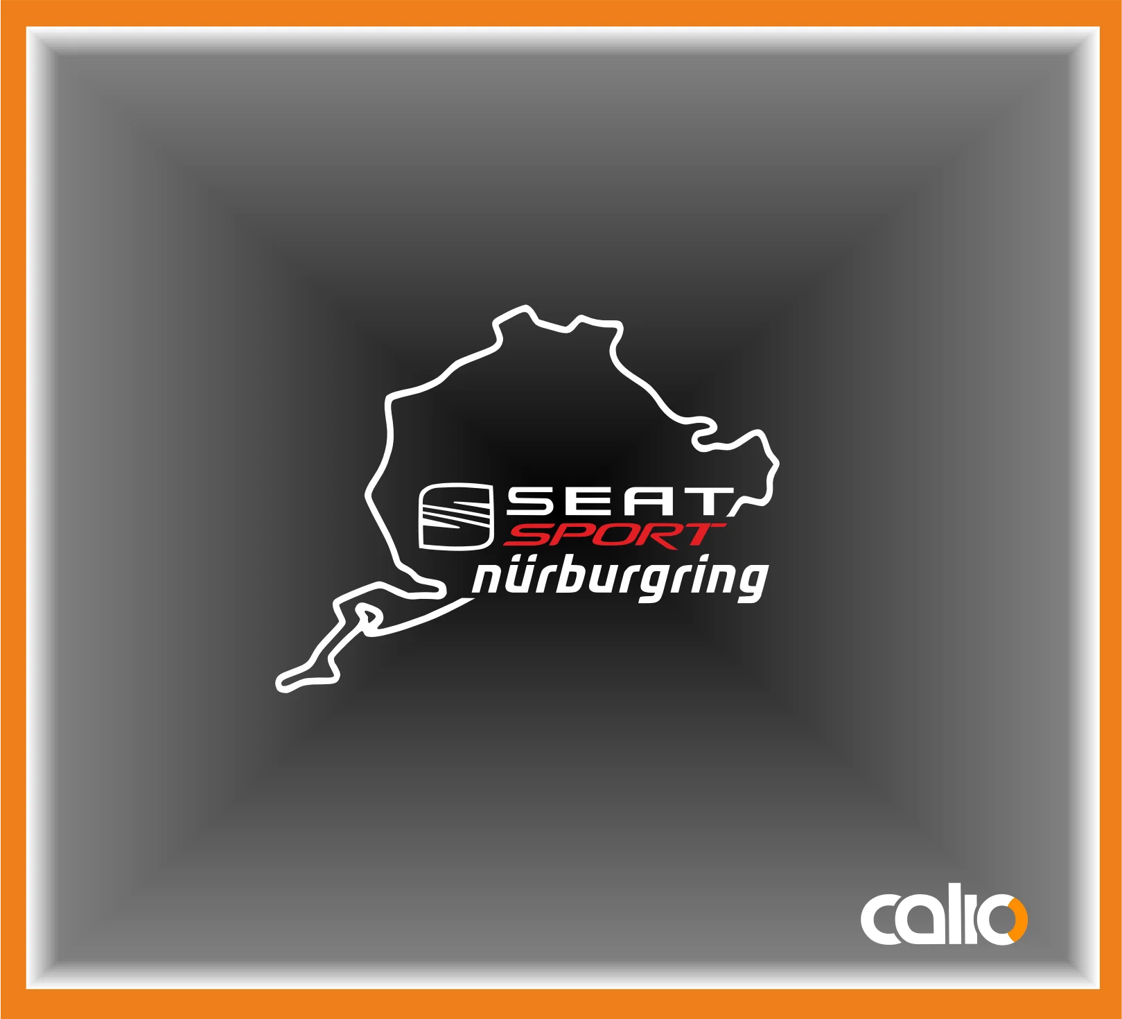 Pegatina vinilo Nurburgring Seat - Imagen 1
